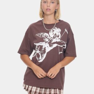 Womens Cherub Relaxed Fit T-Shirt