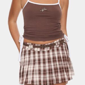 Womens Cherub Ruched Tank Top