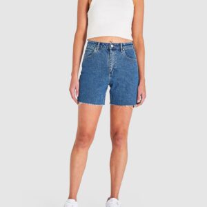Womens Claudia Cut Off Denim Shorts