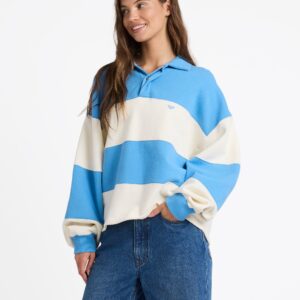 Womens Cross Over Fleece Jumper