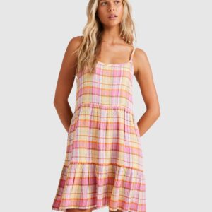 Womens Darlin Check Mini Dress