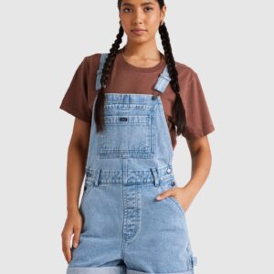 Womens Denim Sloucher Overalls
