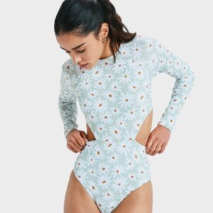 Womens Dream Floral One Piece Rash Vest