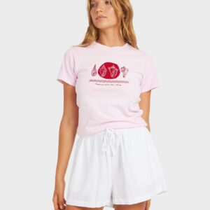 Womens Dreamer Elastic Waist Shorts