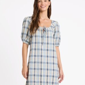 Womens Dyland Check Mini Dress