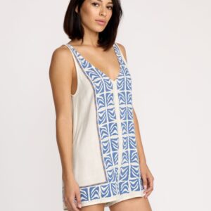 Womens Emma Rushtown Cover Up Romper