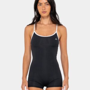 Womens Essentials Contrast Romper One Piece