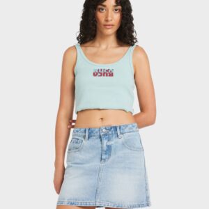 Womens Flipped Scooped Tank Top