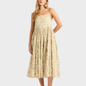 Womens Floral Trip Maxi Dress Womens Floral Trip Maxi Dress