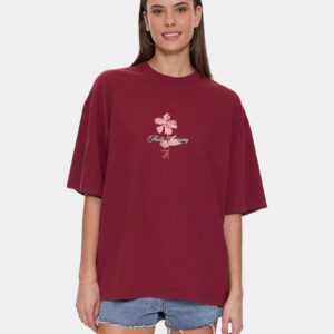 Womens Full Bloom Oversized T-Shirt