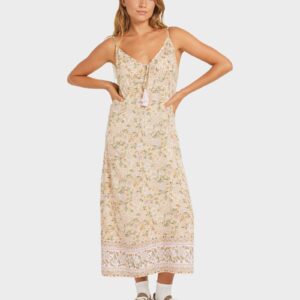 Womens Garland Midi Dress