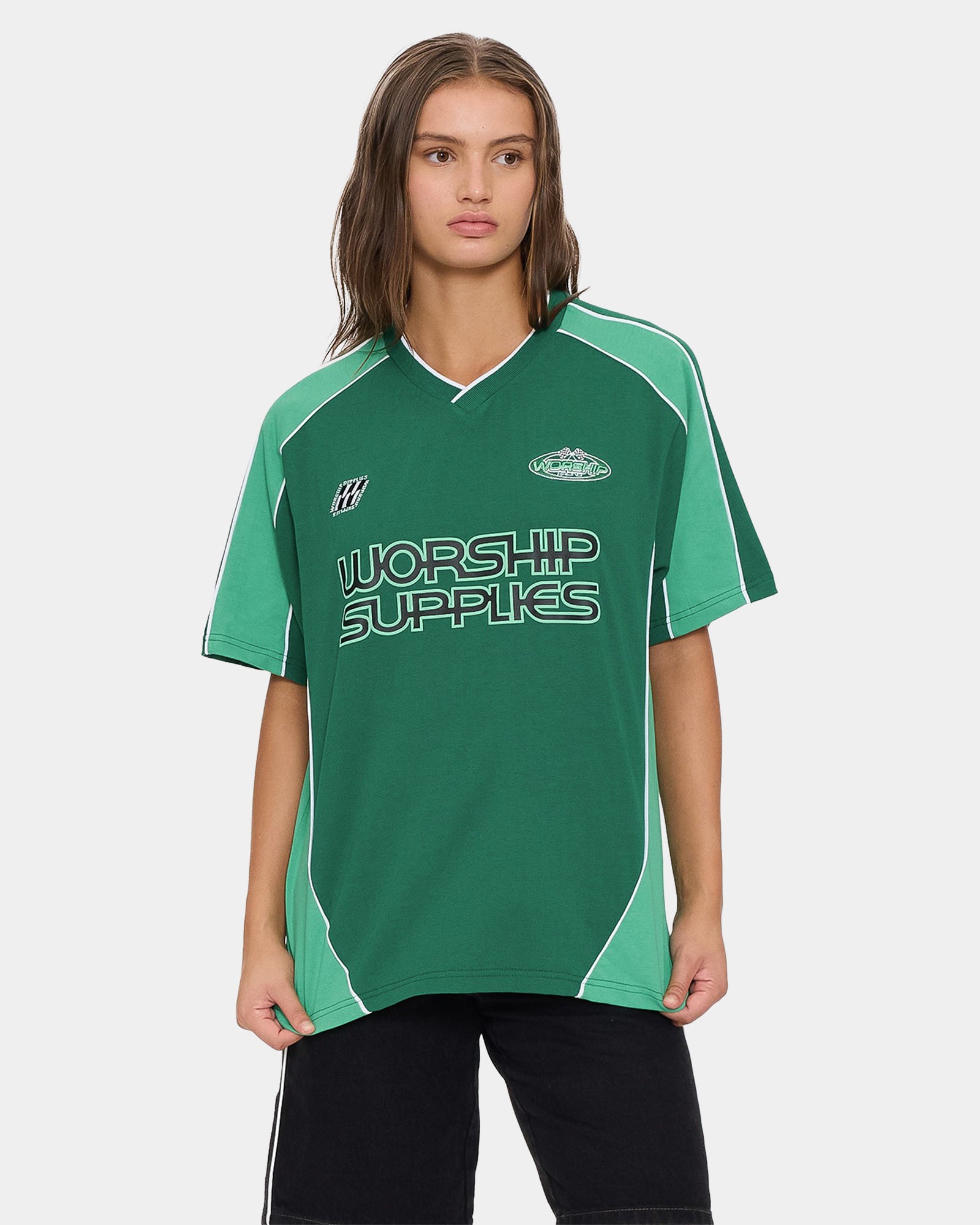 Womens Grand Prix Panelled Jersey T-Shirt