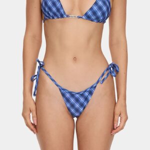 Womens High Speed Check String Bikini Bottom Womens High Speed Check String Bikini Bottom