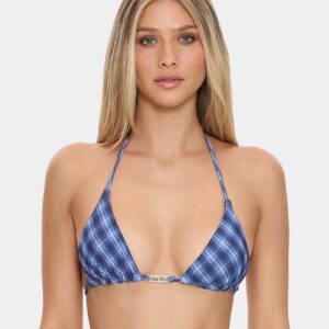 Womens High Speed Check String Bikini Top Womens High Speed Check String Bikini Top