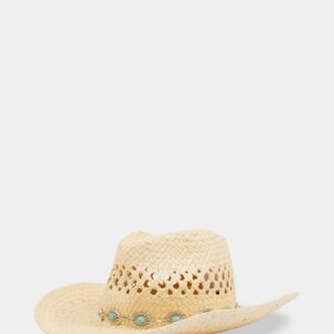 Womens Howdy Cowboy Straw Hat