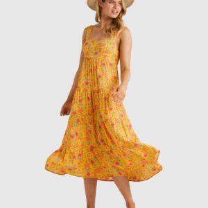 Womens La Plage Shine On Midi Dress
