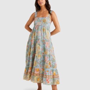 Womens Lost Cove Shine On Midi Dress