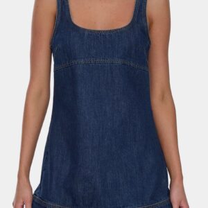 Womens Luciana Denim Mini Dress