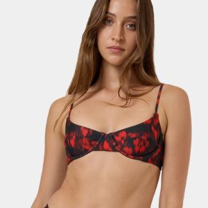 Womens Lucky For You Underwire Bikini Top