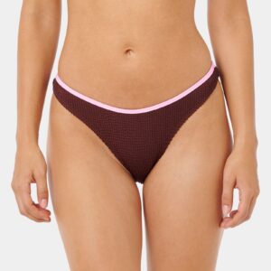 Womens Luxe Surf High Cheeky Bikini Bottom Womens Luxe Surf High Cheeky Bikini Bottom