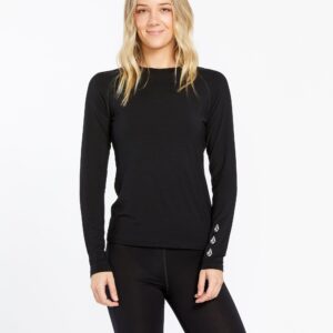 Womens Merino Blend Crew Long Sleeve T-Shirt