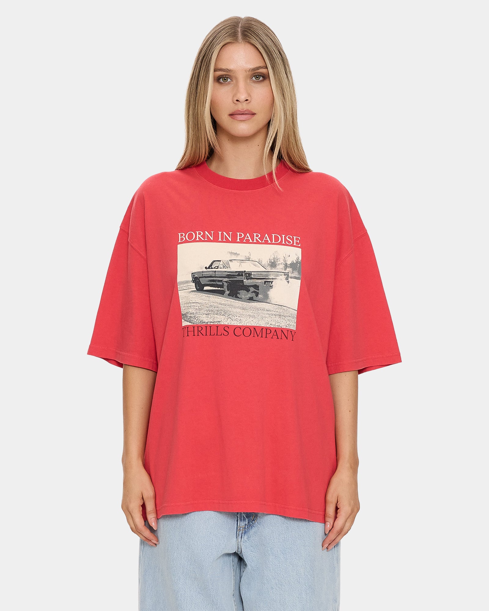 Womens Metal And Dust Oversized T-Shirt