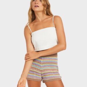 Womens Milly Elastic Waist Shorts