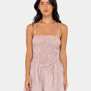 Womens Mimi Smocked Mini Dress