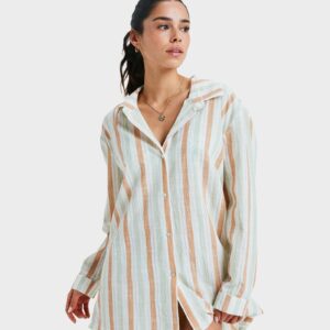 Womens New Blue Riptid Cover Up