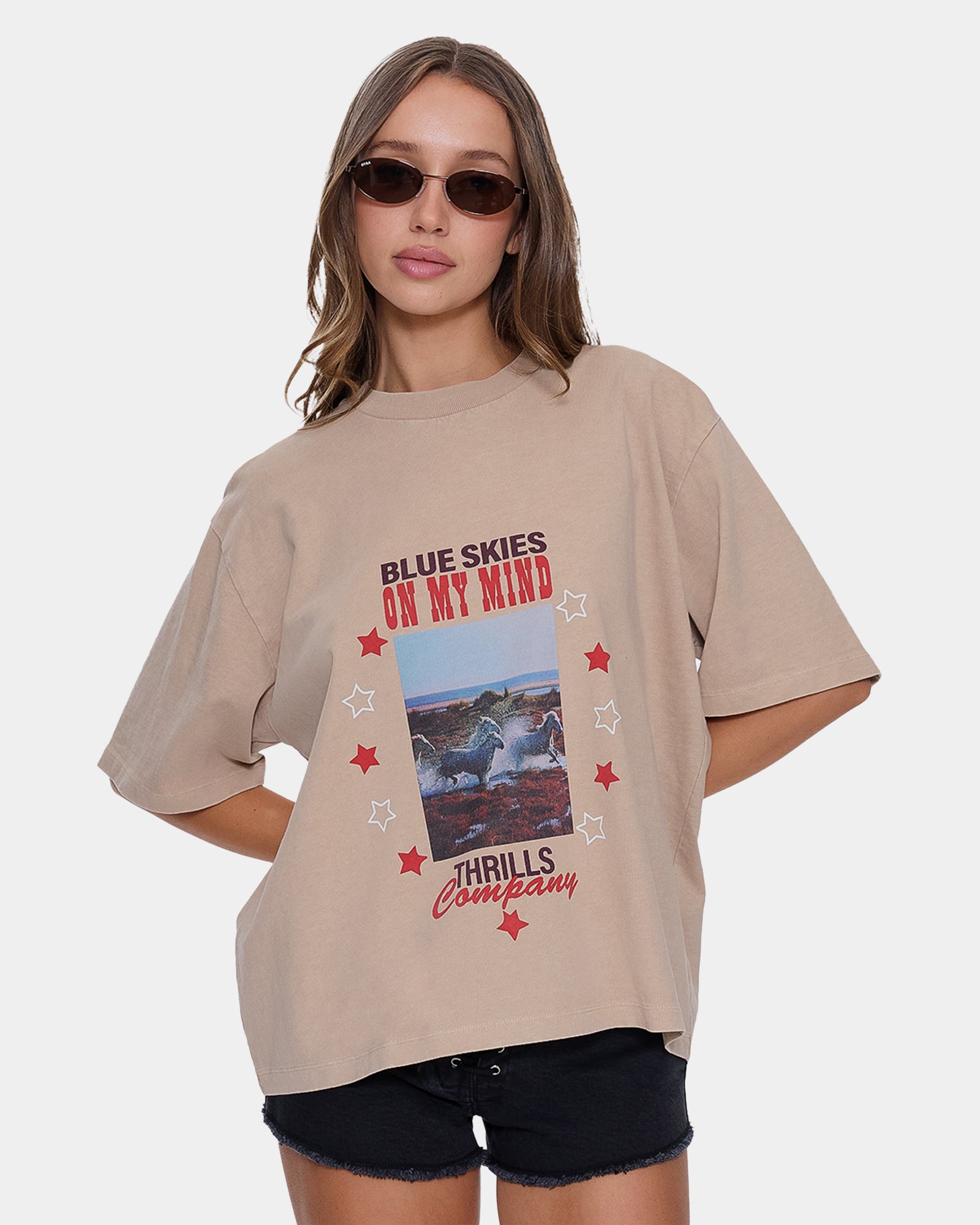 Womens On My Mind Square T-Shirt