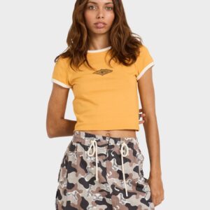Womens OTIS Camo Cargo Midi Skirt