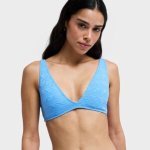 Womens Paradise Wave Elongated Tri Bikini Top