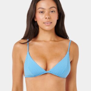 Womens Premium Surf Banded Fixed Tri Bikini Top