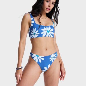 Womens Printed Essentials Cheeky Coverage Bikini Bottom