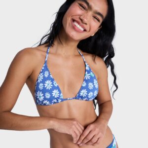 Womens Printed Essentials Tiki Tri Bikini Top
