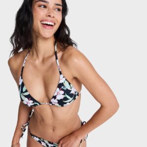 Womens Printed Essentials Tiki Tri Bikini Top