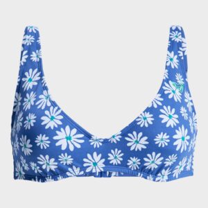 Womens Printed Essentials Underwire D Cup Bikini Top