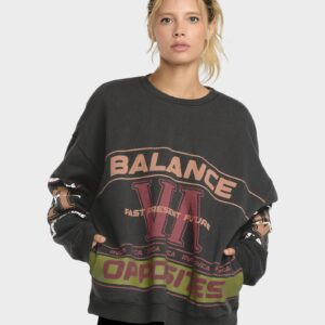 Womens Puck It Pover Crew Neck