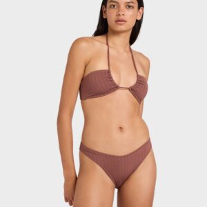 Womens Pucker Medium Bikini Botom
