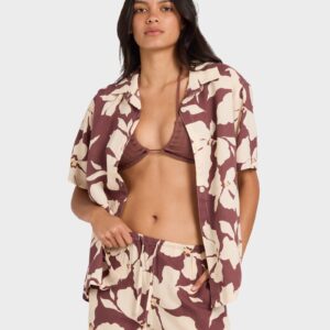 Womens Rhi Overshirt Short Sleeve Shirt