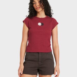 Womens Ribbed Slim T-Shirt