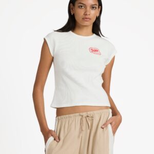 Womens Ribbed Slim T-Shirt