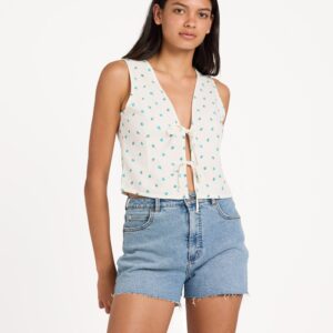 Womens Rose Bud Cami Top