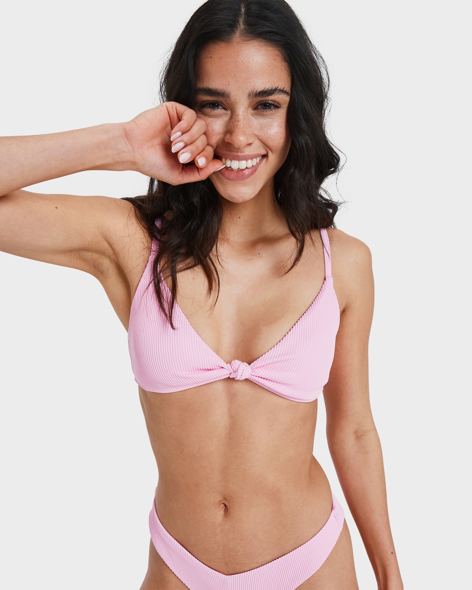 Womens Roxy Love The Surf Knot Bikini Top