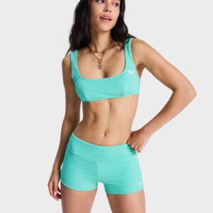 Womens Roxy Sunshine High Rise Boyleg Bikini Bottom