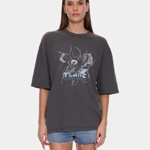 Womens Run For The Hills Oversized T-Shirt