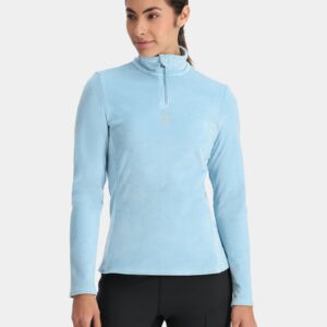 Womens Shimmer Bug Half Zip Fleece Jumper