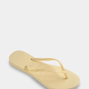 Womens Slim Basic Buttercream Thongs