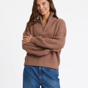 Womens So Cozy Half Zip Jumper