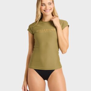 Womens Society Foil Short Sleeve Rash Vest